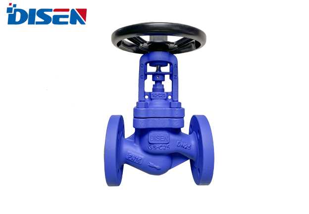 DISEN 铸铁波纹管截止阀